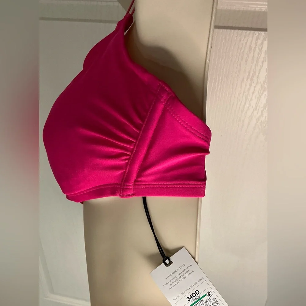 🩷 NWT💕Women's Ring Detail Hidden Underwire Bikini Top - Shade & Shore - Picture 5 of 16